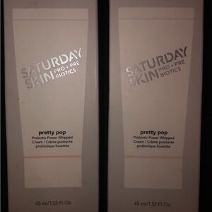 Saturday Skin pretty pop probiotic power whipped cream.